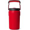 imageYETI Silo 40 oz Insulated Magslider Straw Cap Water Jug  Leakproof Lightweight Sports Bottle with Fence Hook Handle  Keeps Drinks IceCold  Ideal for Gym Sports amp Tournaments Tropical PinkRescue Red