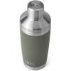 imageYETI Rambler 20 oz Cocktail Shaker Stainless Steel Vacuum Insulated Sea StoneCamp Green