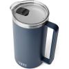 imageYETI Rambler 64 oz Pitcher Vacuum Insulated Stainless Steel with MagSlider Lid Sea StoneNavy