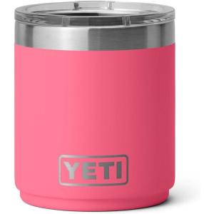 imageYETI Rambler 10 oz Ceramic Lined Lowball 20 Vacuum Insulated with MagSlider Lid Sea StoneTropical Pink