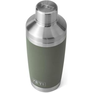 imageYETI Rambler 20 oz Cocktail Shaker Stainless Steel Vacuum Insulated Sea StoneCamp Green