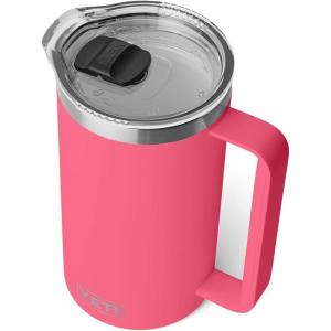 imageYETI Rambler 64 oz Pitcher Vacuum Insulated Stainless Steel with MagSlider Lid Sea StoneTropical Pink