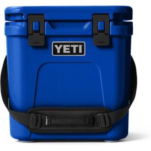 imageYETI Roadie 24 20 Hard Cooler with DoubleDuty Shoulder Strap and Drain PlugRoyal Blue