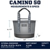 image:imageYETI Camino 50 Carryall with Internal Dividers AllPurpose Utility Boat and Beach Tote Bag Durable WaterproofBlack