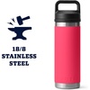 image:imageYETI Rambler 18 oz Bottle Leakproof Vacuum Insulated Stainless Steel with Chug Cap MistPinkGrasshopperBimini Pink