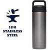 image:imageYETI Rambler 18 oz Bottle Leakproof Vacuum Insulated Stainless Steel with Chug Cap MistPinkGrasshopperGraphite