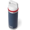 image:imageYETI Rambler 18 oz Bottle Leakproof Vacuum Insulated Stainless Steel with Chug Cap MistPinkGrasshopperNavyRescue RedWhite