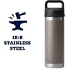image:imageYETI Rambler 18 oz Bottle Leakproof Vacuum Insulated Stainless Steel with Chug Cap MistPinkGrasshopperSharptail Taupe