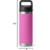 image:imageYETI Rambler 18 oz Bottle Leakproof Vacuum Insulated Stainless Steel with Chug Cap MistPinkGrasshopperWildflower Fuchsia