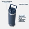 image:imageYETI Rambler 18 oz Bottle Vacuum Insulated Stainless Steel with Color Matching Straw Cap MistPinkGrasshopperBeekeeper
