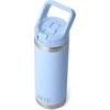 image:imageYETI Rambler 18 oz Bottle Vacuum Insulated Stainless Steel with Color Matching Straw Cap MistPinkGrasshopperBig Sky Blue