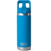 image:imageYETI Rambler 18 oz Bottle Vacuum Insulated Stainless Steel with Color Matching Straw Cap MistPinkGrasshopperBig Wave Blue