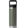 image:imageYETI Rambler 18 oz Bottle Vacuum Insulated Stainless Steel with Color Matching Straw Cap MistPinkGrasshopperCamp GreenFirefly Yellow