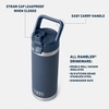 image:imageYETI Rambler 18 oz Bottle Vacuum Insulated Stainless Steel with Color Matching Straw Cap MistPinkGrasshopperChartreuse