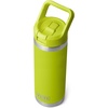 image:imageYETI Rambler 18 oz Bottle Vacuum Insulated Stainless Steel with Color Matching Straw Cap MistPinkGrasshopperChartreuse