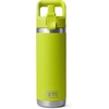 image:imageYETI Rambler 18 oz Bottle Vacuum Insulated Stainless Steel with Color Matching Straw Cap MistPinkGrasshopperChartreuse