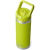 image:imageYETI Rambler 18 oz Bottle Vacuum Insulated Stainless Steel with Color Matching Straw Cap MistPinkGrasshopperChartreuse