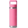 image:imageYETI Rambler 18 oz Bottle Vacuum Insulated Stainless Steel with Color Matching Straw Cap MistPinkGrasshopperHarbor Pink