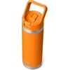 image:imageYETI Rambler 18 oz Bottle Vacuum Insulated Stainless Steel with Color Matching Straw Cap MistPinkGrasshopperKing Crab