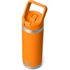 image:imageYETI Rambler 18 oz Bottle Vacuum Insulated Stainless Steel with Color Matching Straw Cap MistPinkGrasshopperKing Crab