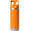 image:imageYETI Rambler 18 oz Bottle Vacuum Insulated Stainless Steel with Color Matching Straw Cap MistPinkGrasshopperKing Crab