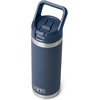 image:imageYETI Rambler 18 oz Bottle Vacuum Insulated Stainless Steel with Color Matching Straw Cap MistPinkGrasshopperNavy