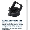 image:imageYETI Rambler 18 oz Bottle Vacuum Insulated Stainless Steel with Color Matching Straw Cap MistPinkGrasshopperNavy