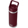image:imageYETI Rambler 18 oz Bottle Vacuum Insulated Stainless Steel with Color Matching Straw Cap MistPinkGrasshopperWild Vine Red