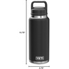 image:imageYETI Rambler 36 oz Bottle Vacuum Insulated Leakproof Stainless Steel with Chug Cap  Vacuum InsulatedBlack