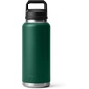 image:imageYETI Rambler 36 oz Bottle Vacuum Insulated Leakproof Stainless Steel with Chug Cap  Vacuum InsulatedBlack Forest Green