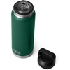 image:imageYETI Rambler 36 oz Bottle Vacuum Insulated Leakproof Stainless Steel with Chug Cap  Vacuum InsulatedBlack Forest Green