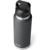 image:imageYETI Rambler 36 oz Bottle Vacuum Insulated Leakproof Stainless Steel with Chug Cap  Vacuum InsulatedBlack StoneTextured