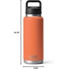 image:imageYETI Rambler 36 oz Bottle Vacuum Insulated Leakproof Stainless Steel with Chug Cap  Vacuum InsulatedHigh Desert Clay
