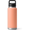 image:imageYETI Rambler 36 oz Bottle Vacuum Insulated Leakproof Stainless Steel with Chug Cap  Vacuum InsulatedLowcountry Peach