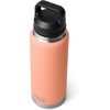 image:imageYETI Rambler 36 oz Bottle Vacuum Insulated Leakproof Stainless Steel with Chug Cap  Vacuum InsulatedLowcountry Peach