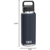image:imageYETI Rambler 36 oz Bottle Vacuum Insulated Leakproof Stainless Steel with Chug Cap  Vacuum InsulatedNavy