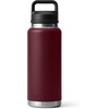 image:imageYETI Rambler 36 oz Bottle Vacuum Insulated Leakproof Stainless Steel with Chug Cap  Vacuum InsulatedWild Vine Red