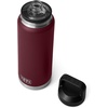 image:imageYETI Rambler 36 oz Bottle Vacuum Insulated Leakproof Stainless Steel with Chug Cap  Vacuum InsulatedWild Vine Red