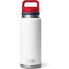 image:imageYETI Rambler 36 oz Bottle Vacuum Insulated Leakproof Stainless Steel with Chug Cap  Vacuum InsulatedWhiteNavyRescue Red