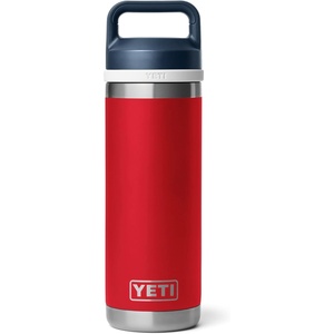 image:imageYETI Rambler 18 oz Bottle Leakproof Vacuum Insulated Stainless Steel with Chug Cap MistPinkGrasshopperRescue RedWhiteNavy