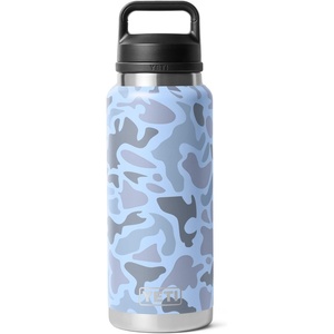 image:imageYETI Rambler 36 oz Bottle Vacuum Insulated Leakproof Stainless Steel with Chug Cap  Vacuum InsulatedBlue Camo