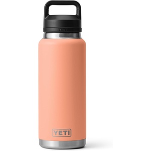 image:imageYETI Rambler 36 oz Bottle Vacuum Insulated Leakproof Stainless Steel with Chug Cap  Vacuum InsulatedLowcountry Peach