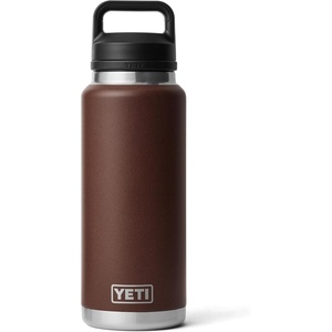 image:imageYETI Rambler 36 oz Bottle Vacuum Insulated Leakproof Stainless Steel with Chug Cap  Vacuum InsulatedWetlands Brown