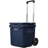 image:imageYETI Roadie 48 Wheeled Cooler with Retractable Periscope Handle Navy with ICE Block Refreezable Reusable Cooler Ice Pack 4 lb