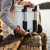 image:imageYETI Roadie 48 Wheeled Cooler with Retractable Periscope Handle White with ICE Block Refreezable Reusable Cooler Ice Pack 4 lb
