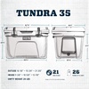 image:imageYETI Tundra 35 Cooler Navy with ICE Sheet Refreezable Reusable Cooler Ice Pack Large