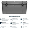 image:imageYETI Tundra 65 Cooler Charcoal with ICE Sheet Refreezable Reusable Cooler Ice Pack Large