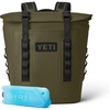 image:imageYETI Hopper M12 Backpack Soft Sided Cooler with MagShield Access Olive with ICE Block Refreezable Reusable Cooler Ice Pack 1 lb