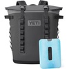 image:imageYETI Hopper M20 Backpack Soft Sided Cooler with MagShield Access Charcoal with ICE Sheet Refreezable Reusable Cooler Ice Pack Large