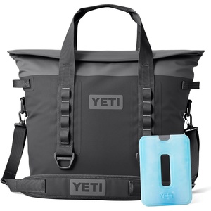 image:imageYETI Hopper M30 Portable Soft Cooler with MagShield Access Charcoal with ICE Sheet Refreezable Reusable Cooler Ice Pack Large